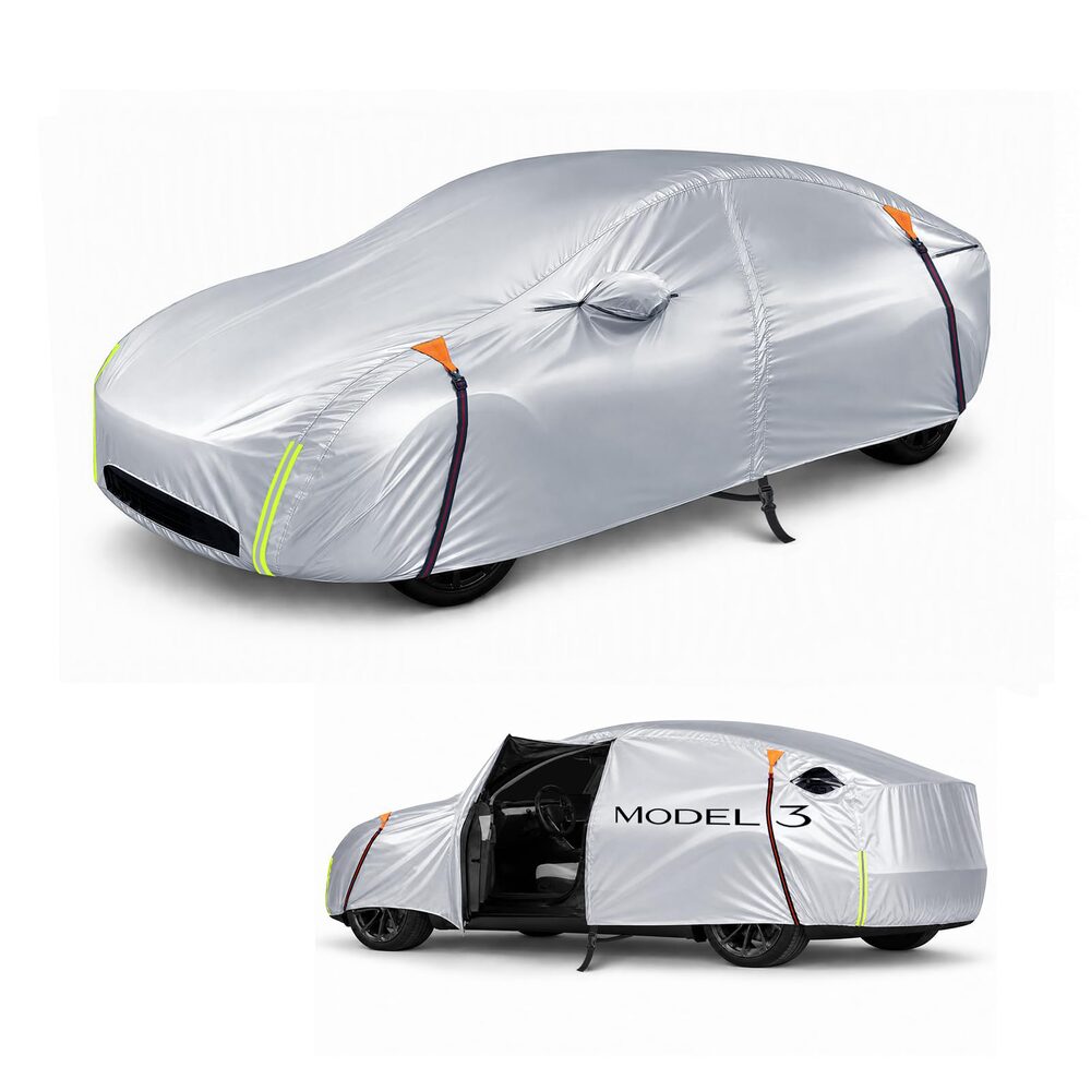Wigoo Tesla Model 3 Car Cover, 2017–2026 - Custom Fit UV Protection