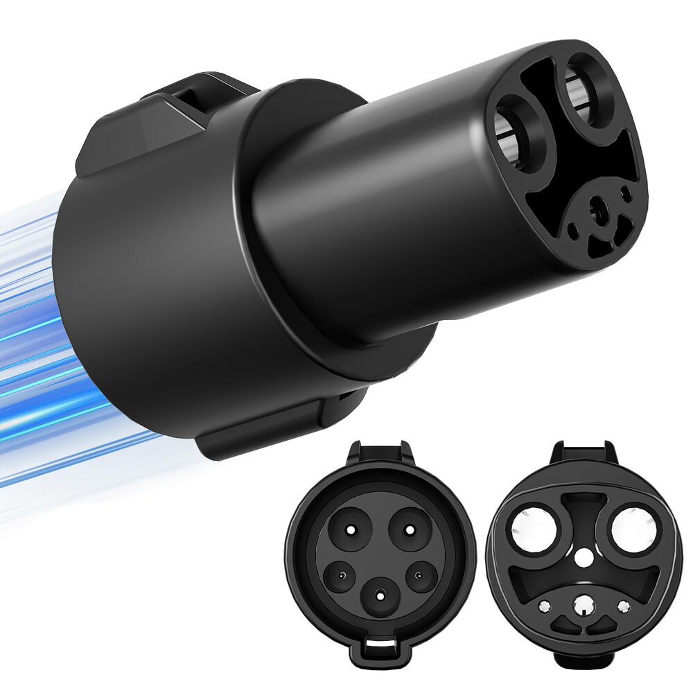 Aipechy J1772 to Tesla Charger Adapter - 80A Max, IP65 Waterproof