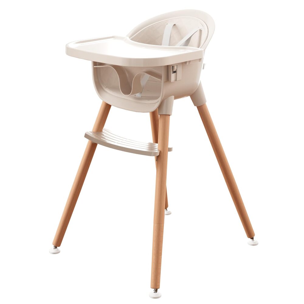 Fodoss 3-in-1 Wooden High Chair