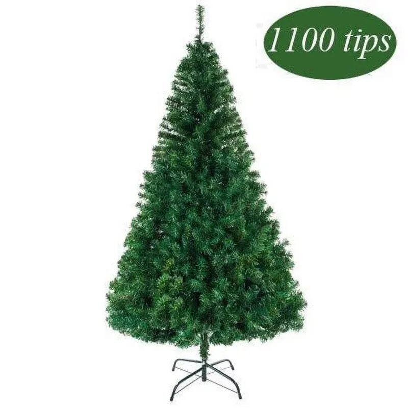 Ktaxon 7ft Artificial Full Christmas Tree with 1200 Tips, Holiday Xmas Tree for Home Party Decoration, Include