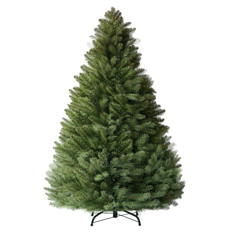 6ft Artificial Christmas Tree Premium Pine Xmas Tree with 1000 Branch Tip, 1 Minute Christmas Tree Unlit Reali