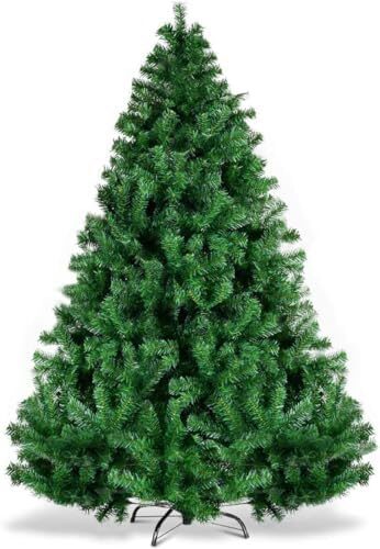 Ktaxon 5.5ft Artificial Full Christmas Tree with 850 Tips, Holiday Xmas Tree for Home Party Decoration, Includ