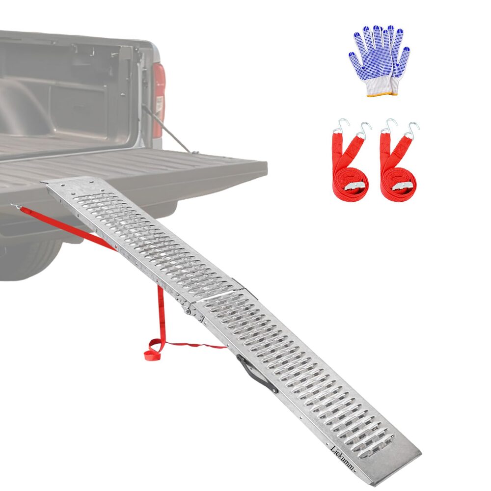 LIEKUMM 67" Motorcycle Loading Ramp - 500 lb Capacity
