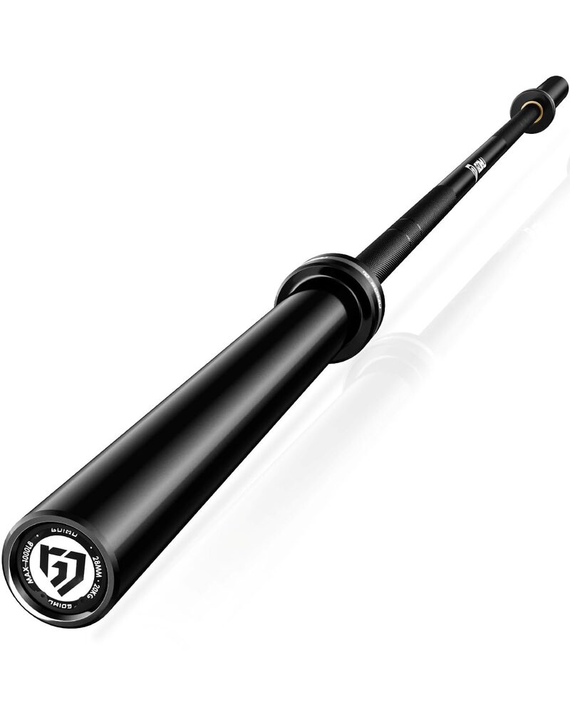Goimu PB01 7 ft Olympic Barbell - Knurled Grip, 1500 lb Rating