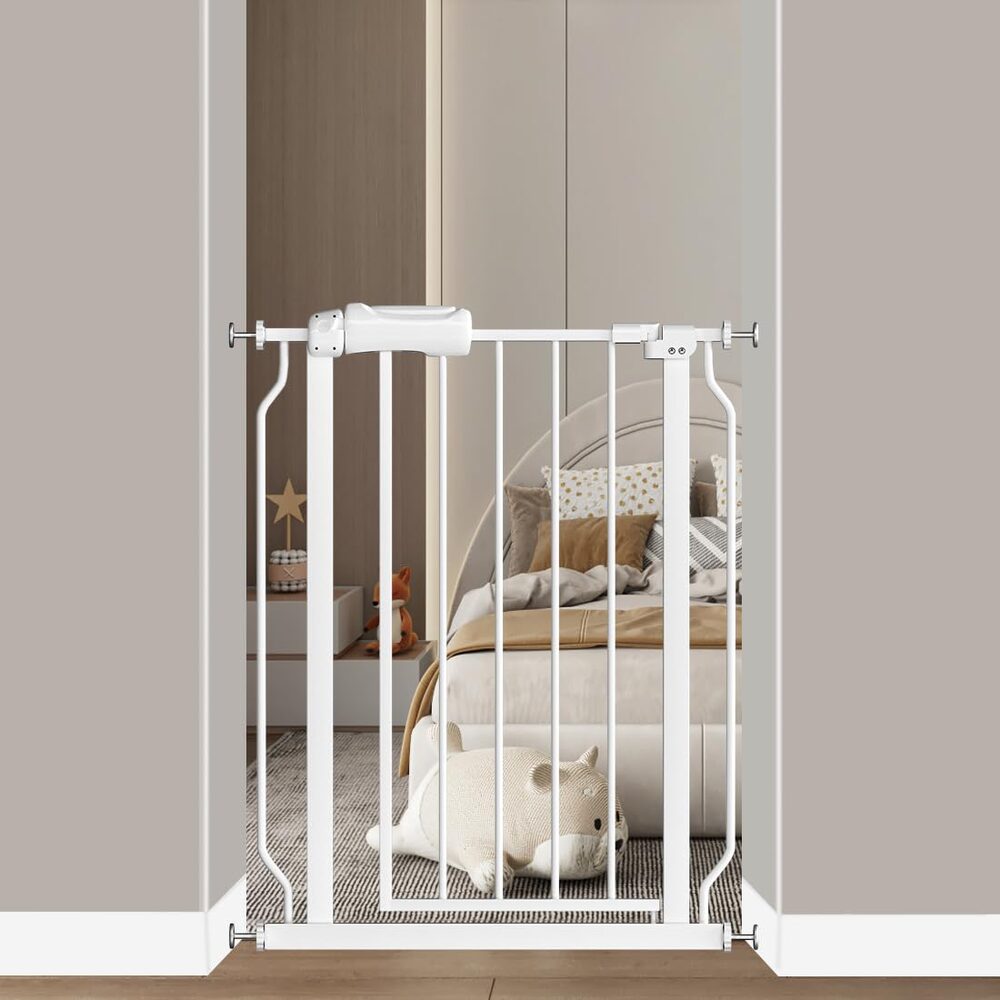 Fairy Baby Narrow Baby Gate, 25"-27" Wide - White