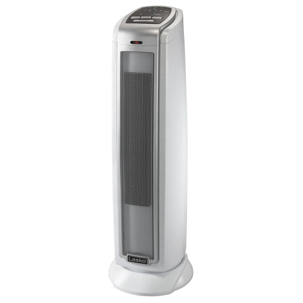 Lasko Oscillating Ceramic Tower Space Heater for Home with Overheat
