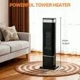 JIOABL Portable Space Heater with Remote, Thermostat, Overheating