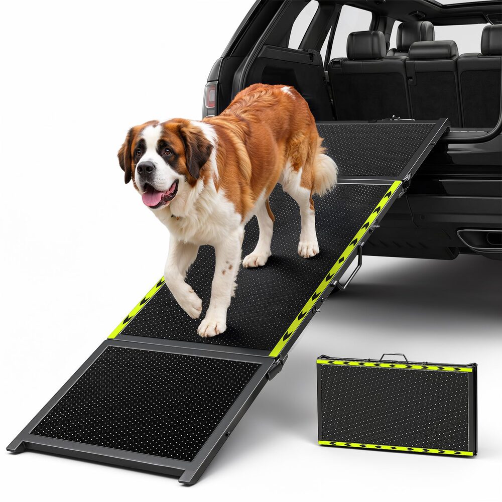 VavoPaw Extra Wide Dog Ramp for Car - Folding